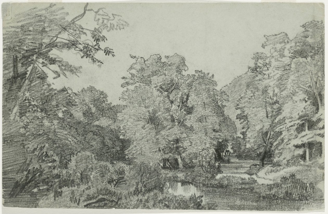 Woodland Scene with Brook by William Trost Richards