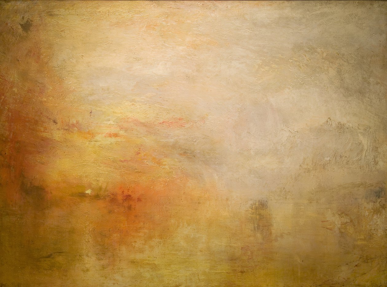 Sunset Over the Lake by Joseph Mallord William Turner