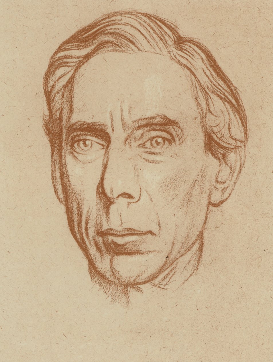 The Hon Bertrand Russell by William (after) Rothenstein