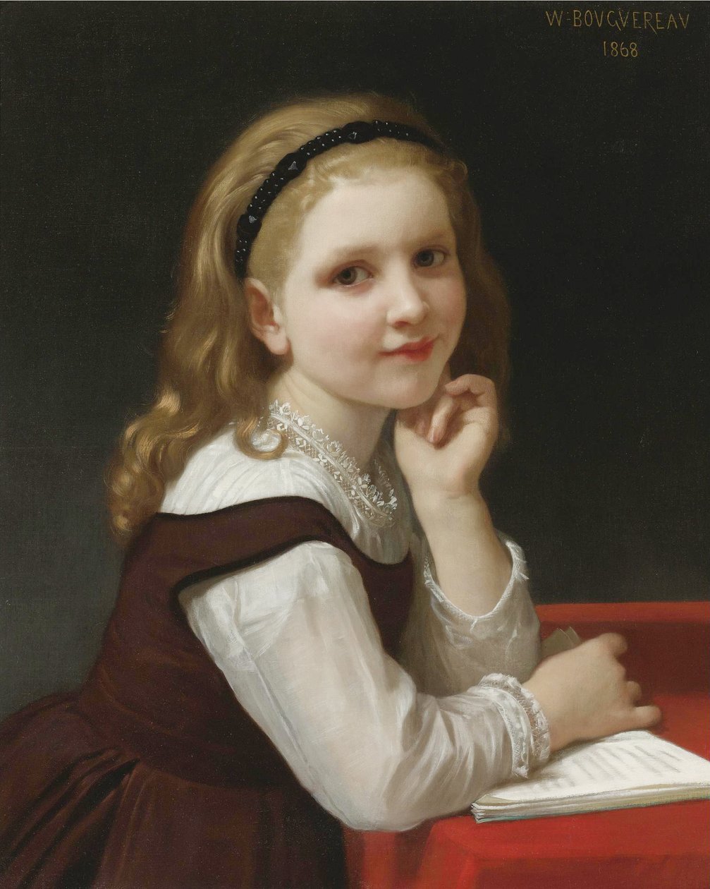 Distraction by William Adolphe Bouguereau