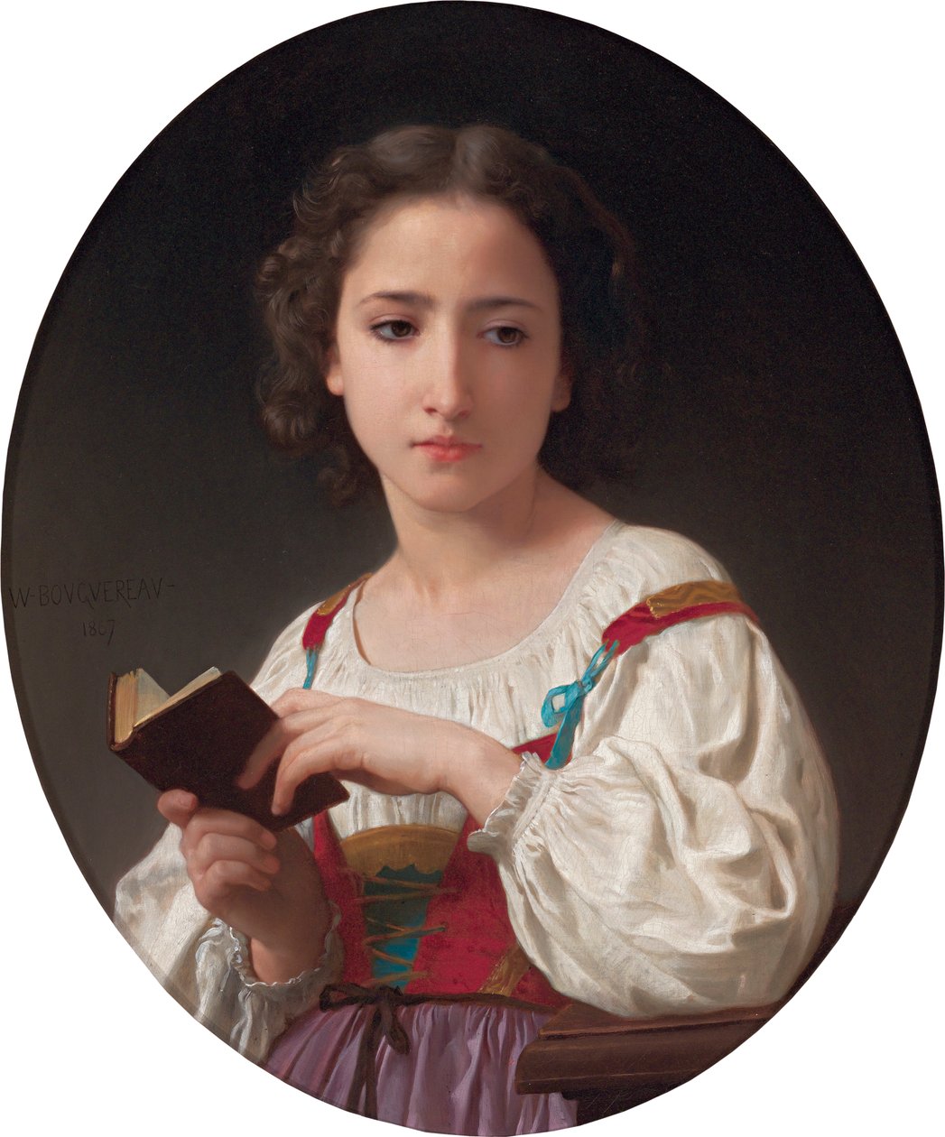The Book of Hours by William Adolphe Bouguereau
