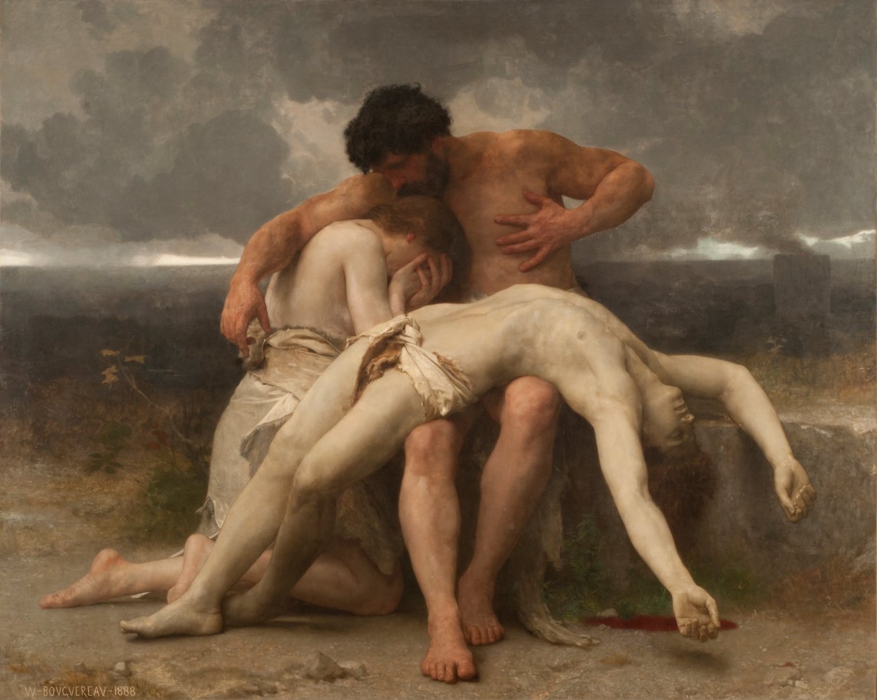 The First Mourning by William Adolphe Bouguereau