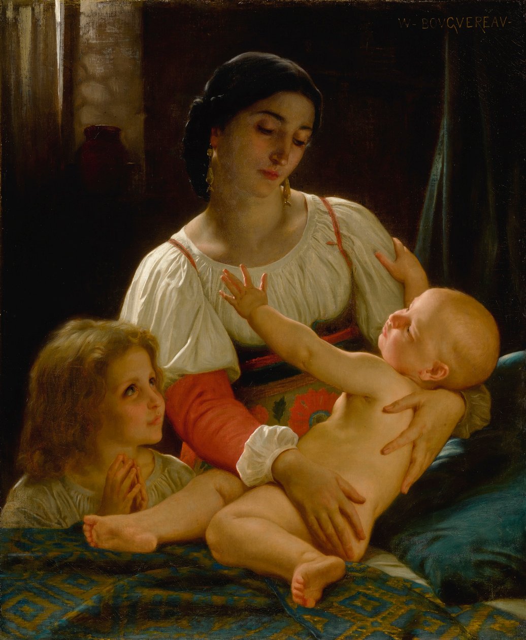 The Awakening (Reduction) by William Adolphe Bouguereau