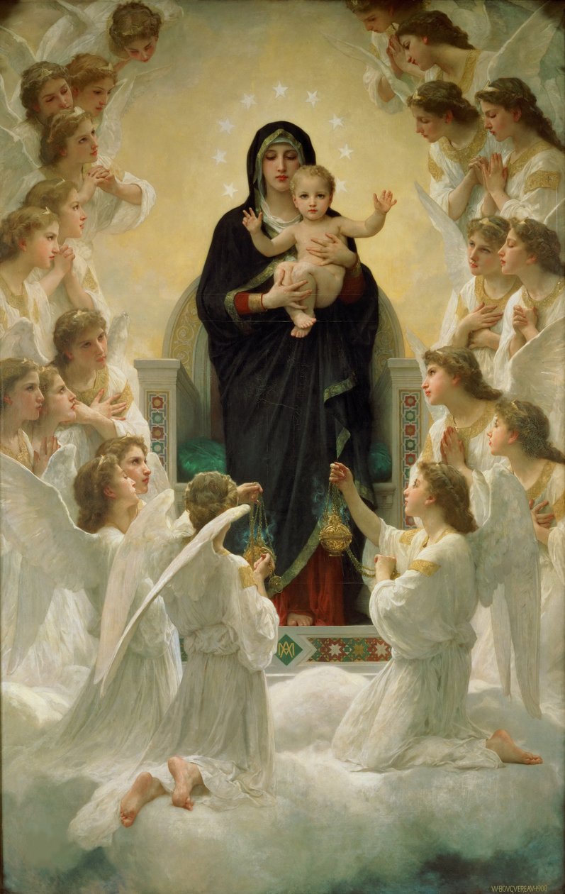 Regina Angelorum by William Adolphe Bouguereau