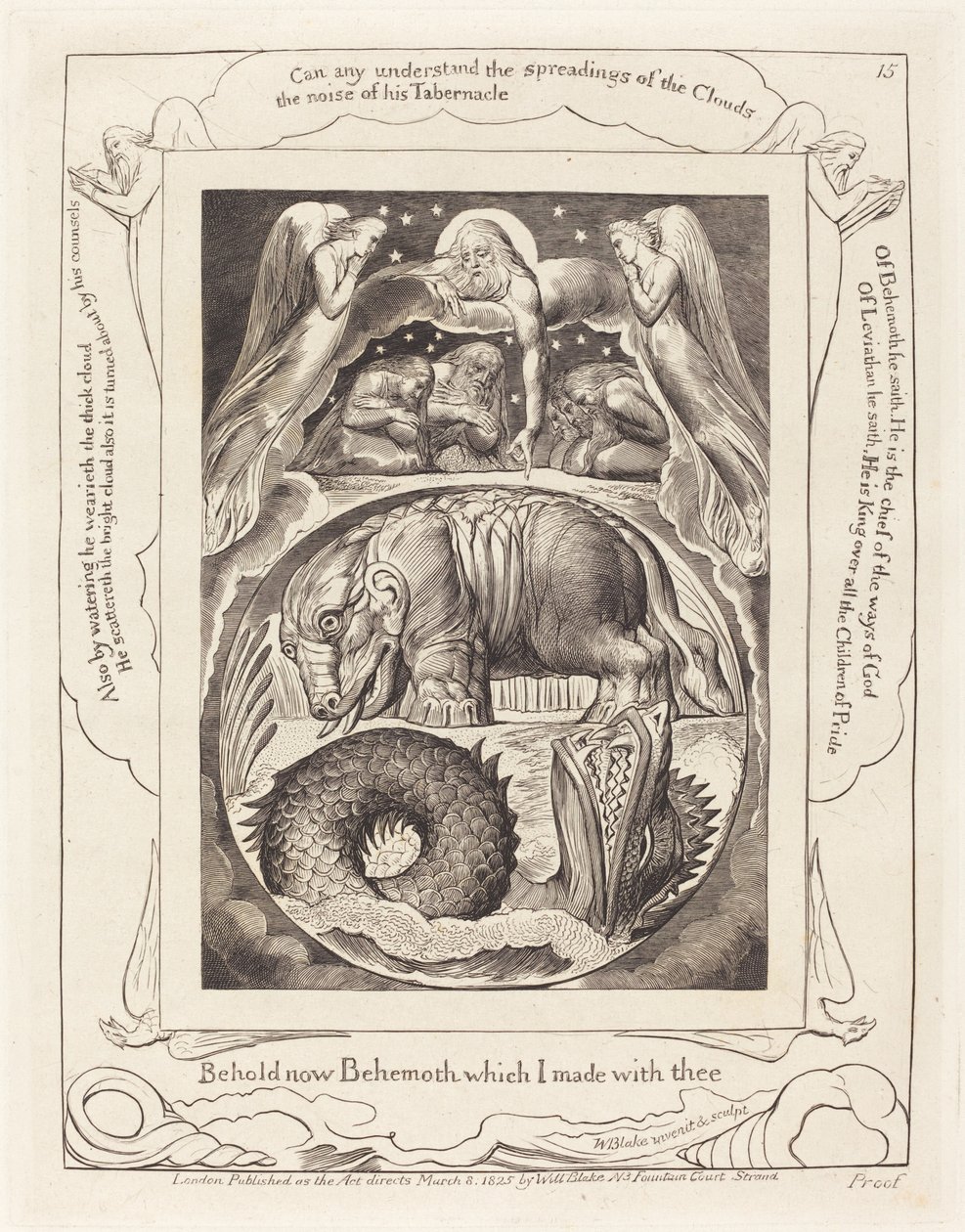 Behemoth and Leviathan by William Blake