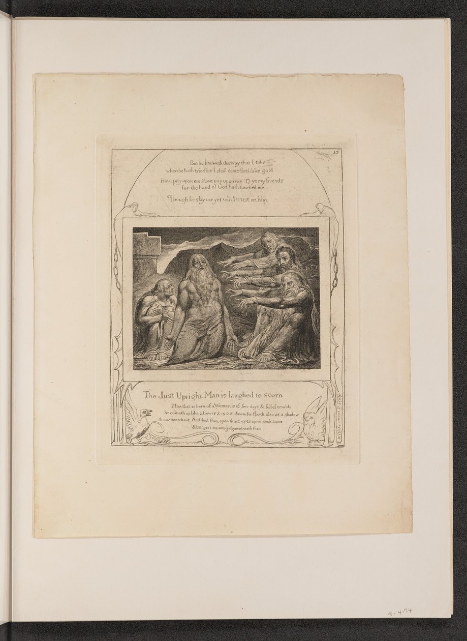 Job Rebuked by His Friends by William Blake