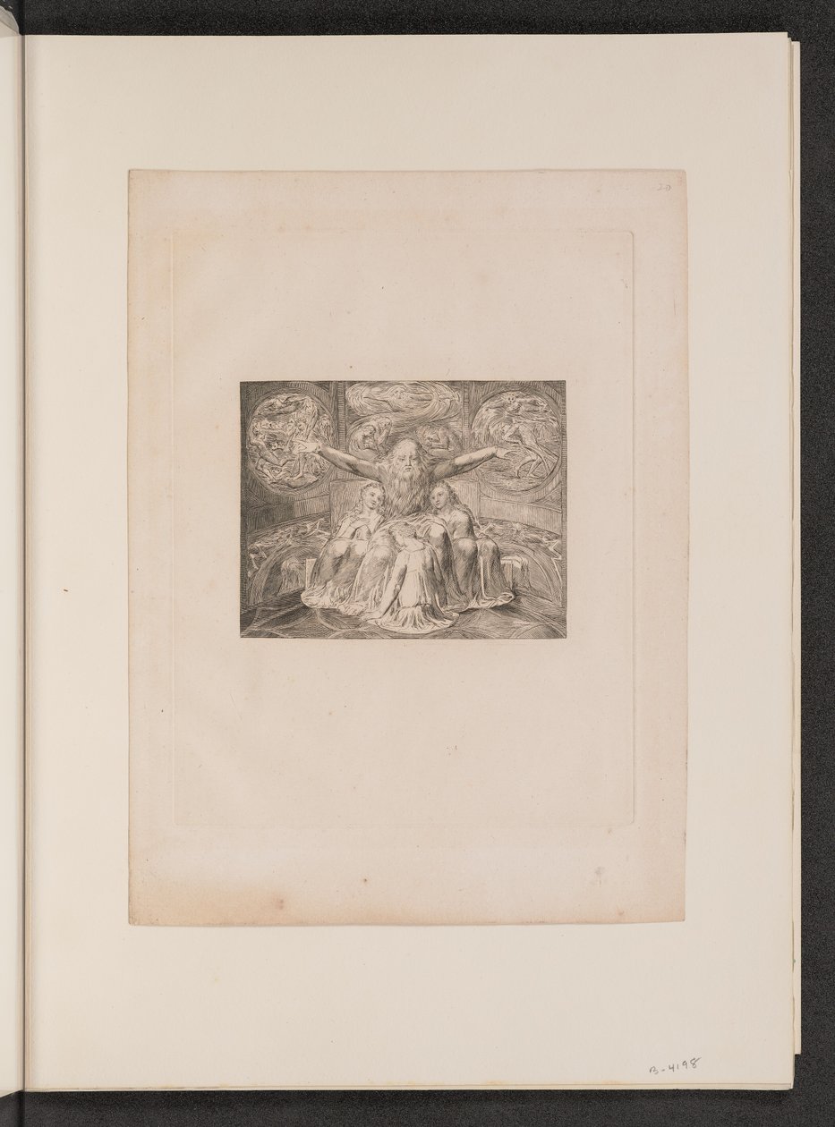 Job and His Daughters by William Blake