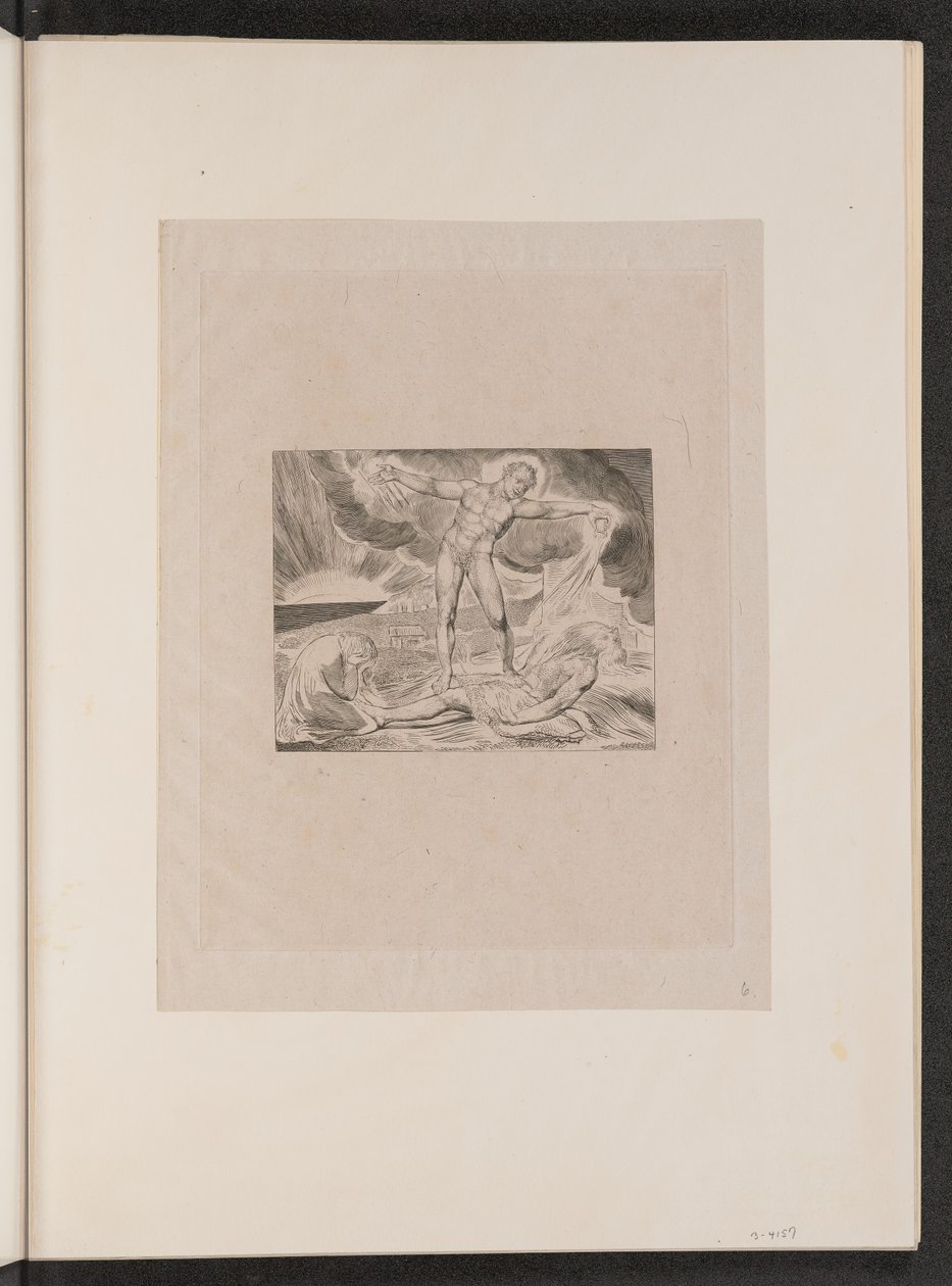 Satan Smiting Job with Boils by William Blake