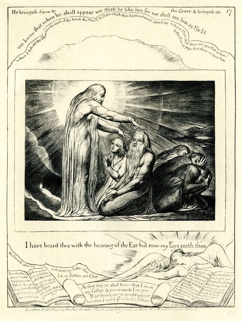 The Book of Job 42:5 by William Blake
