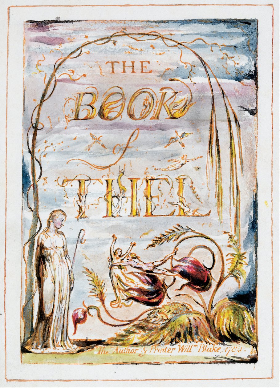 The Book of Thel (Frontispiece) by William Blake