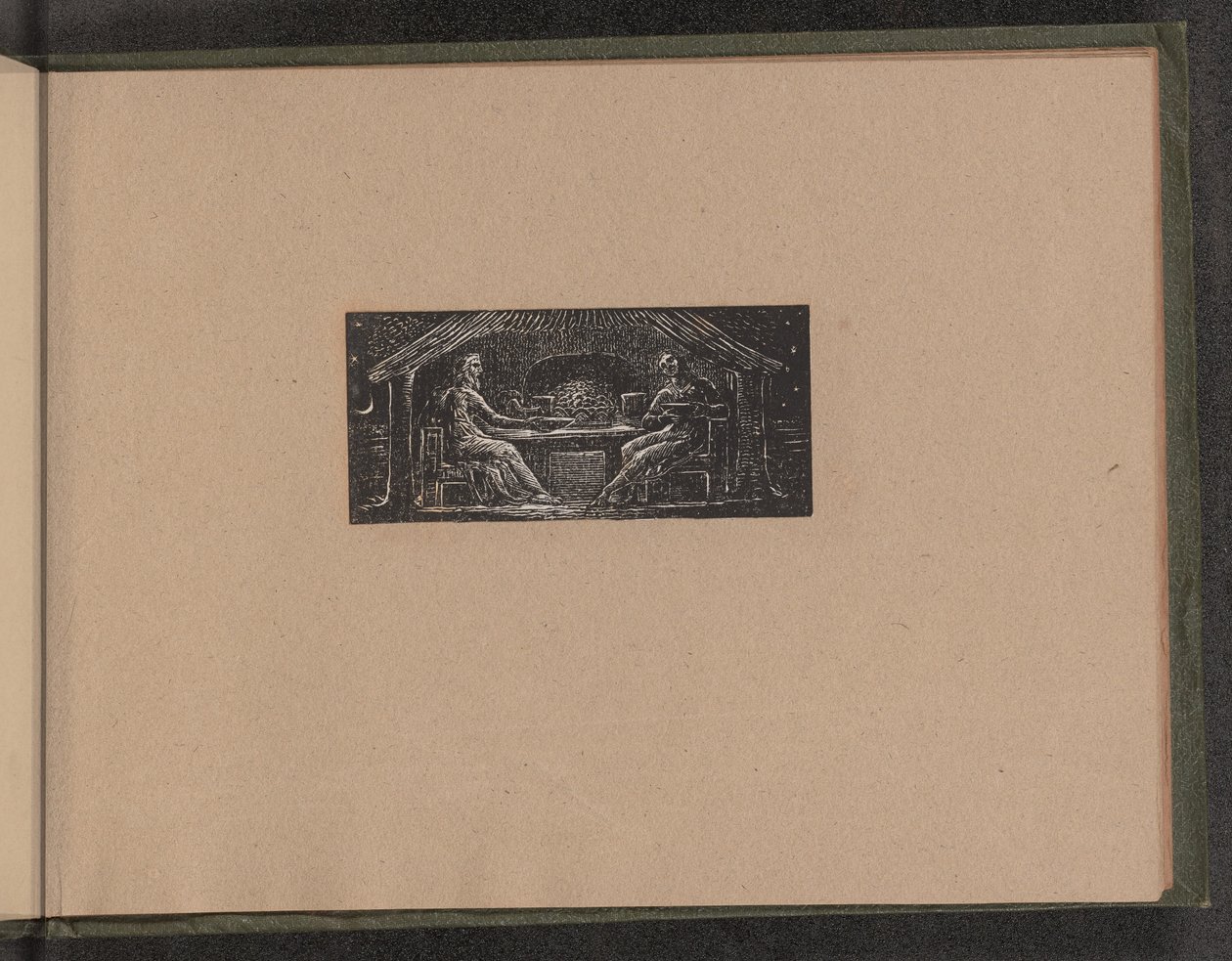 Thenot and Colinet Eat Their Evening Meal by William Blake