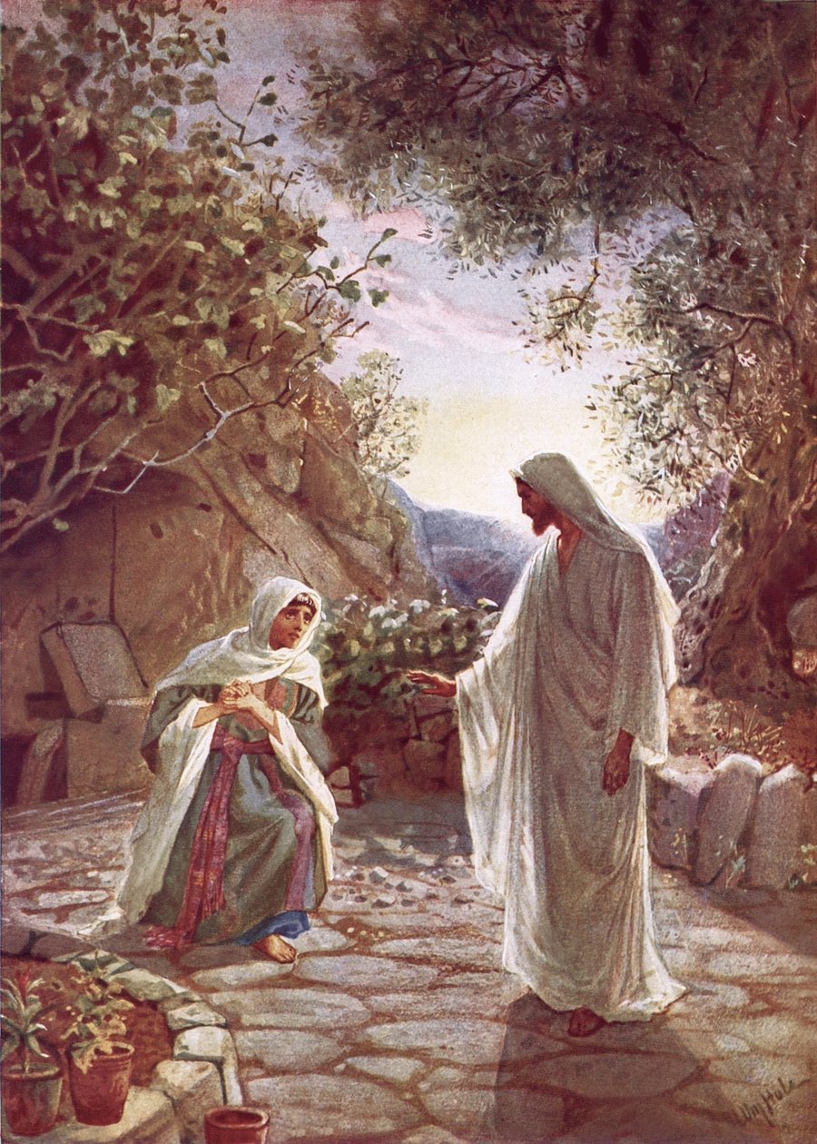 Jesus Revealing Himself to Mary Magdalene by William Brassey Hole