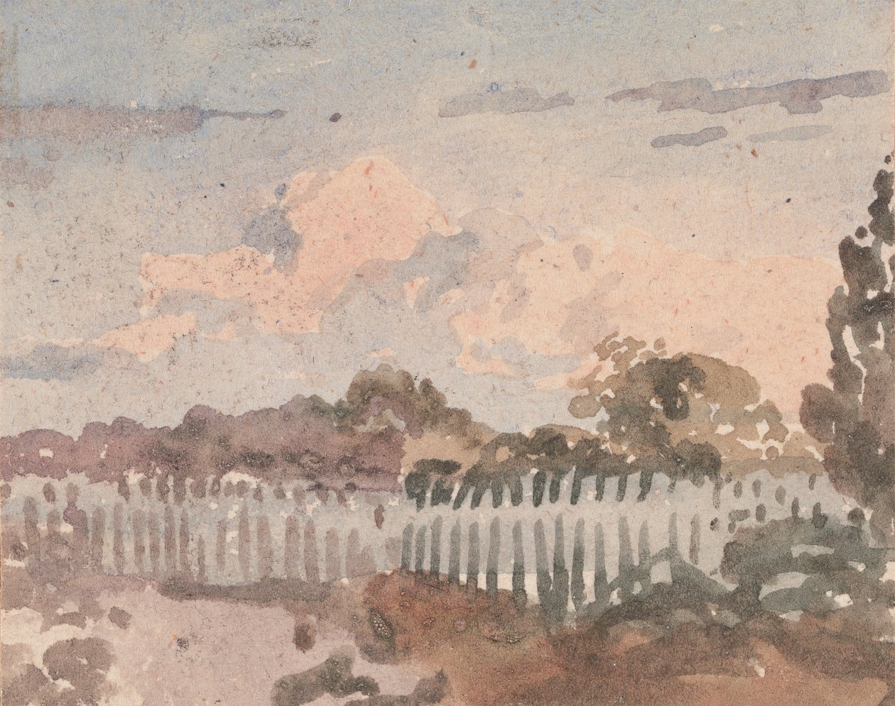 Landscape with Fence by William Collins