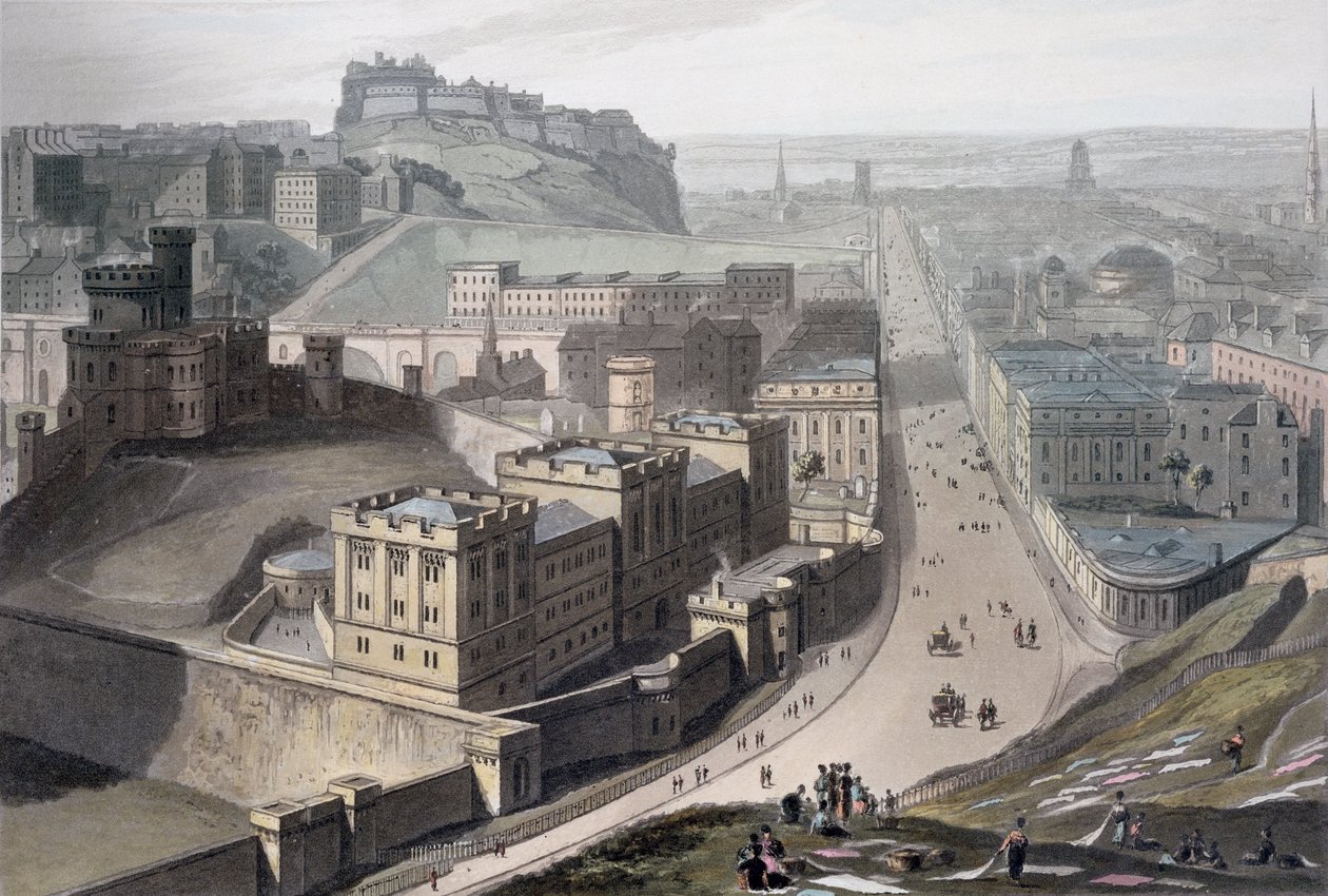 Edinburgh, from Calton Hill by William Daniell