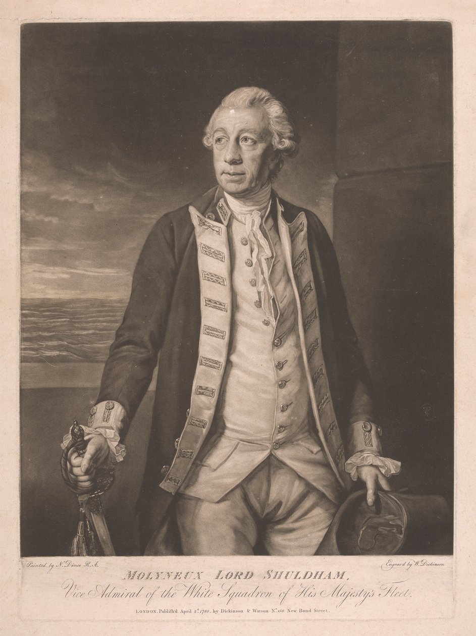 Molyneux Lord Shuldham by William Dickinson