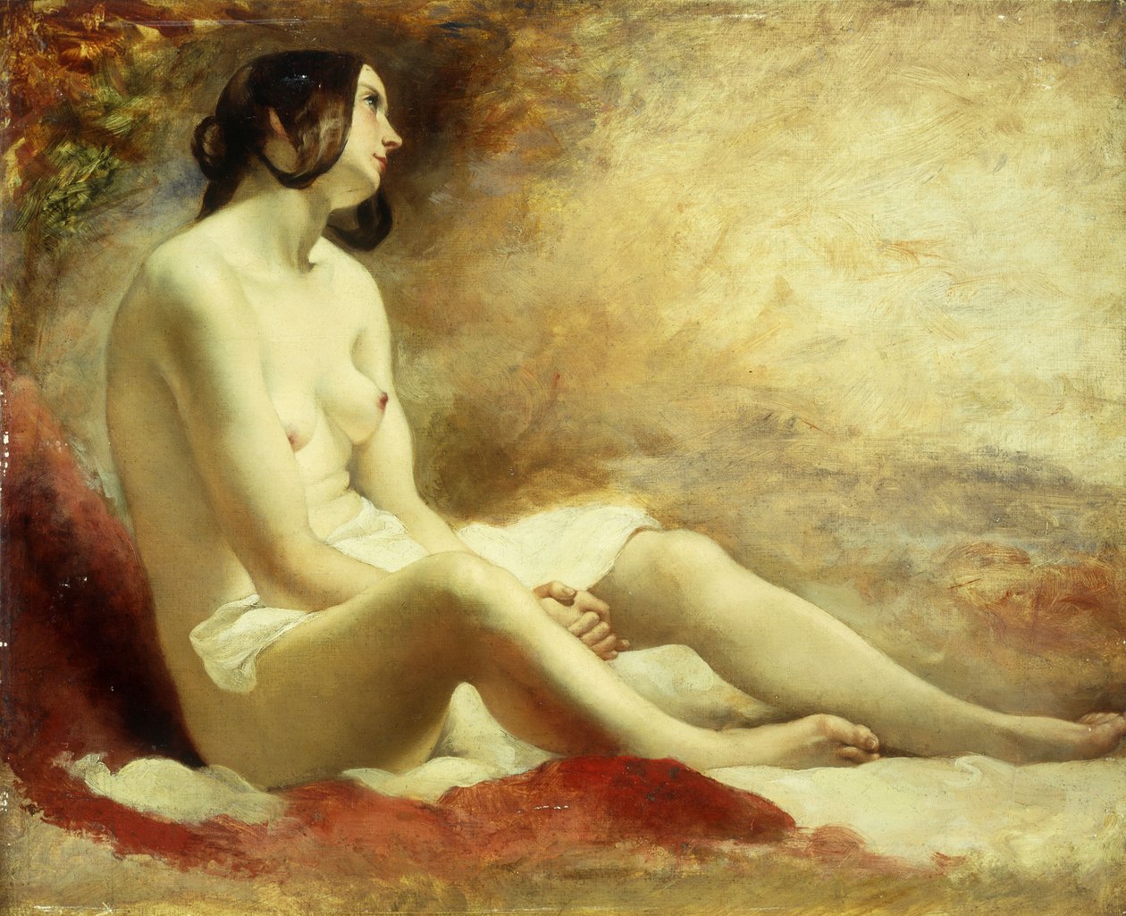Study of a Draped Nude by William Etty