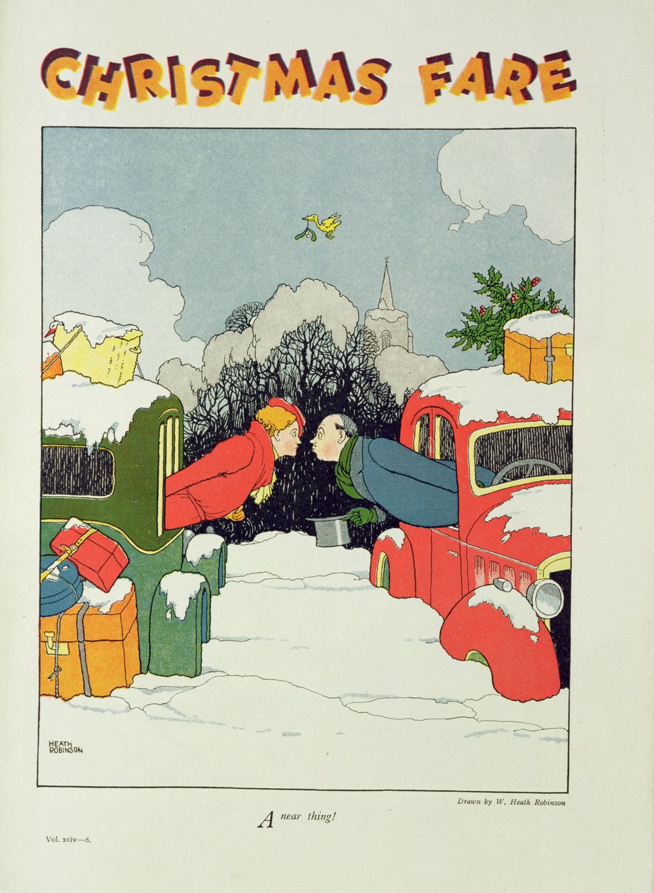 A Near Thing by William Heath Robinson