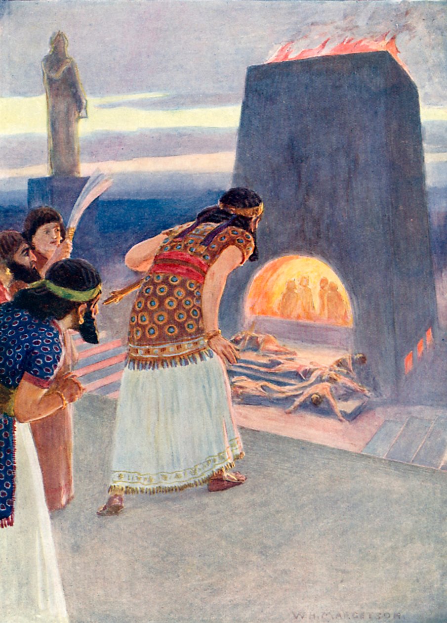 The Fiery Furnace by William Henry Margetson