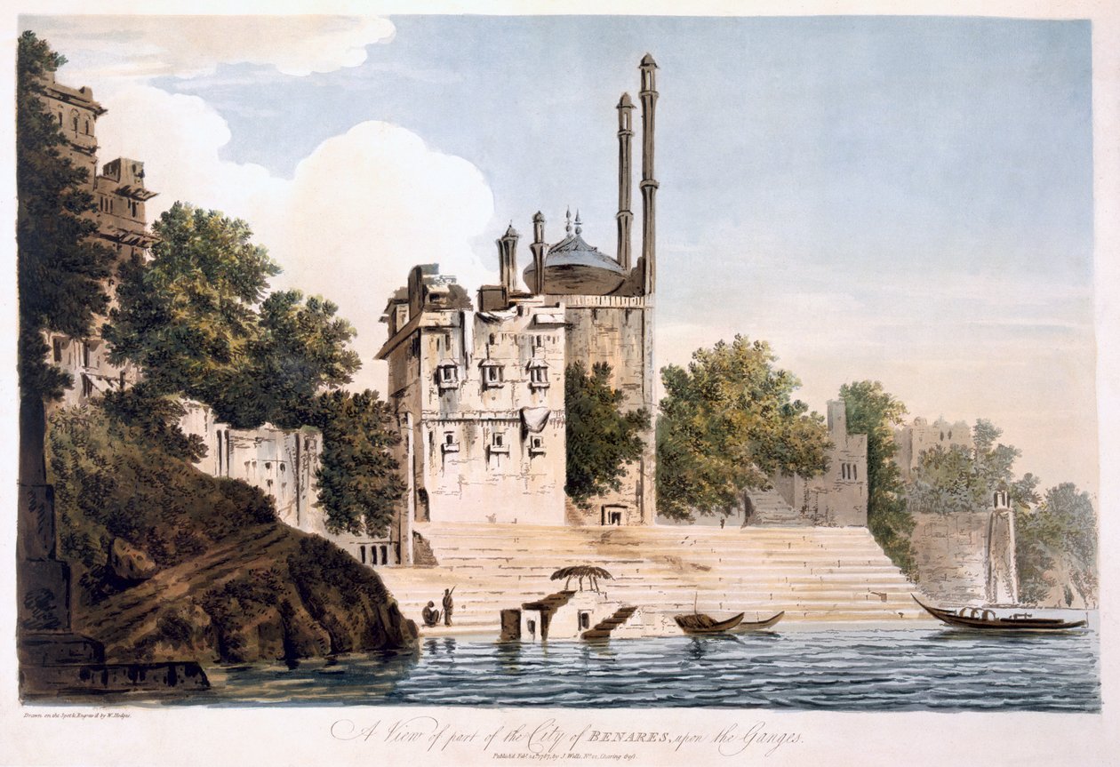 Benares on the Ganges, 1787 by William Hodges