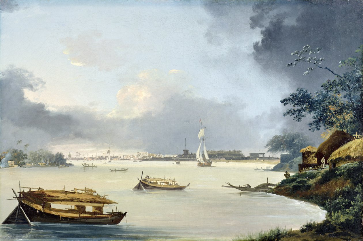 View of Calcutta by William Hodges