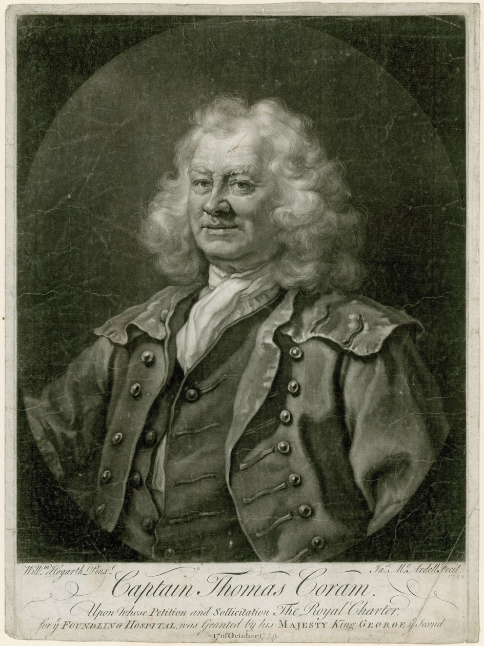 Captain Thomas Coram by William Hogarth