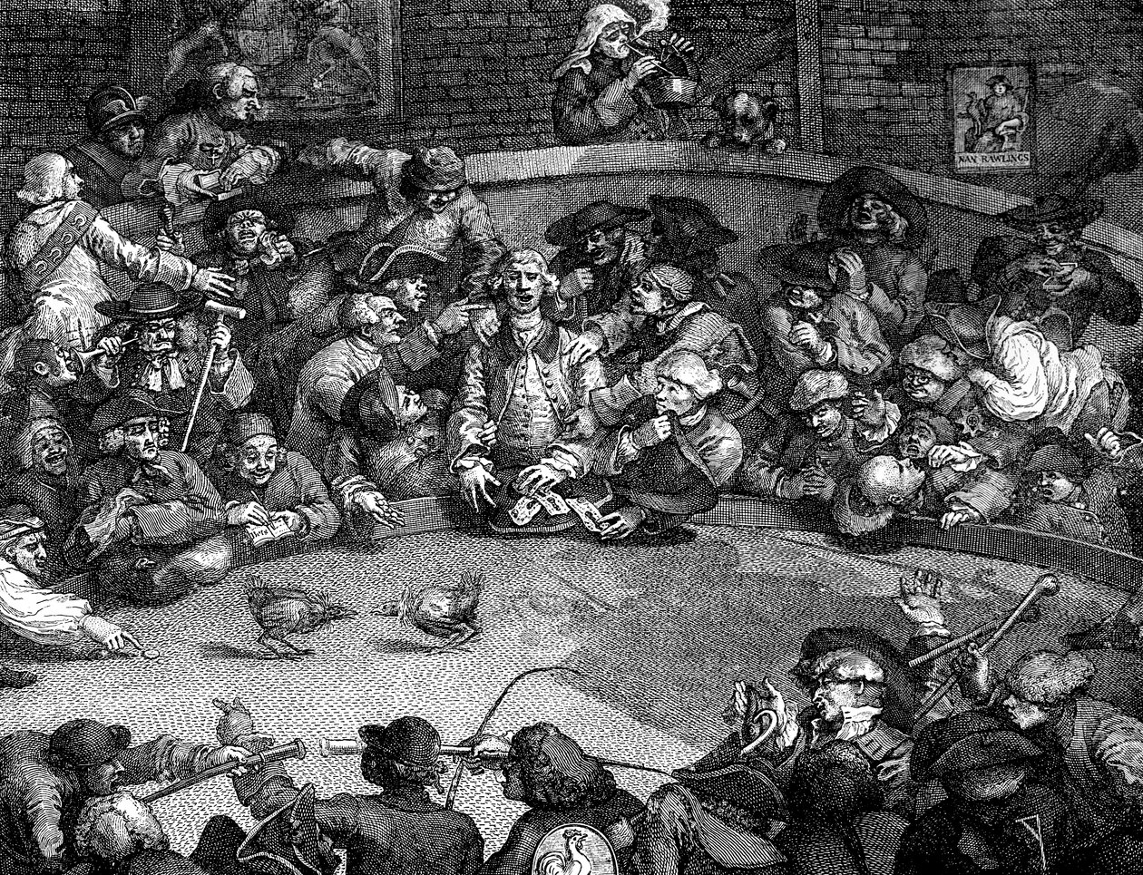 The Cock-pit by William Hogarth