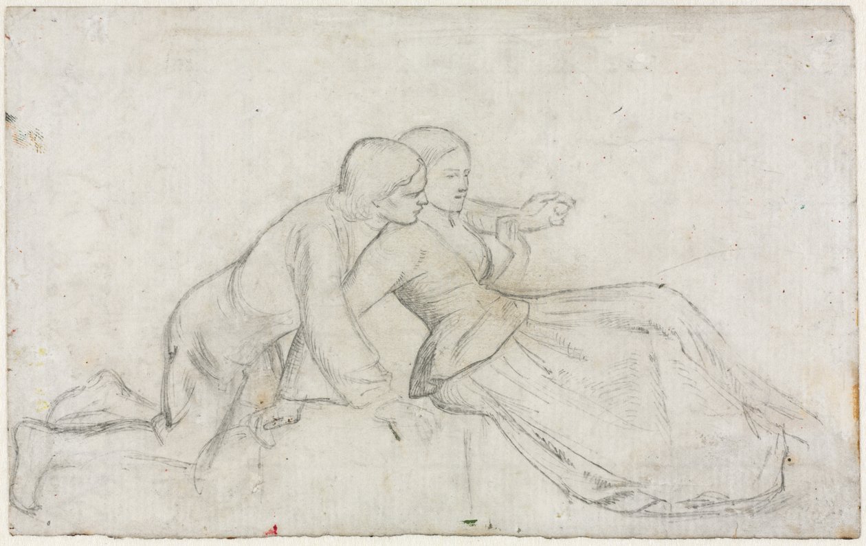 Study for "The Hireling Shepherd" by William Holman Hunt