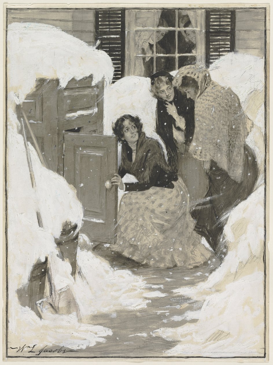 Sketch for a Book Illustration by William Leroy Jacobs