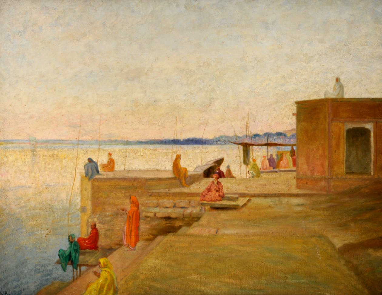 Evening in Benares, India by William Rothenstein