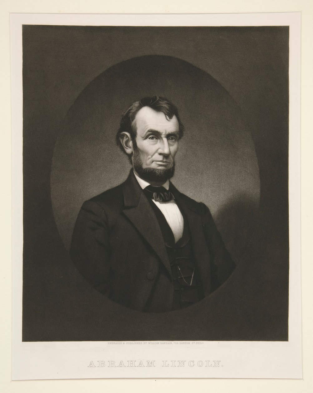 Abraham Lincoln by William Sartain