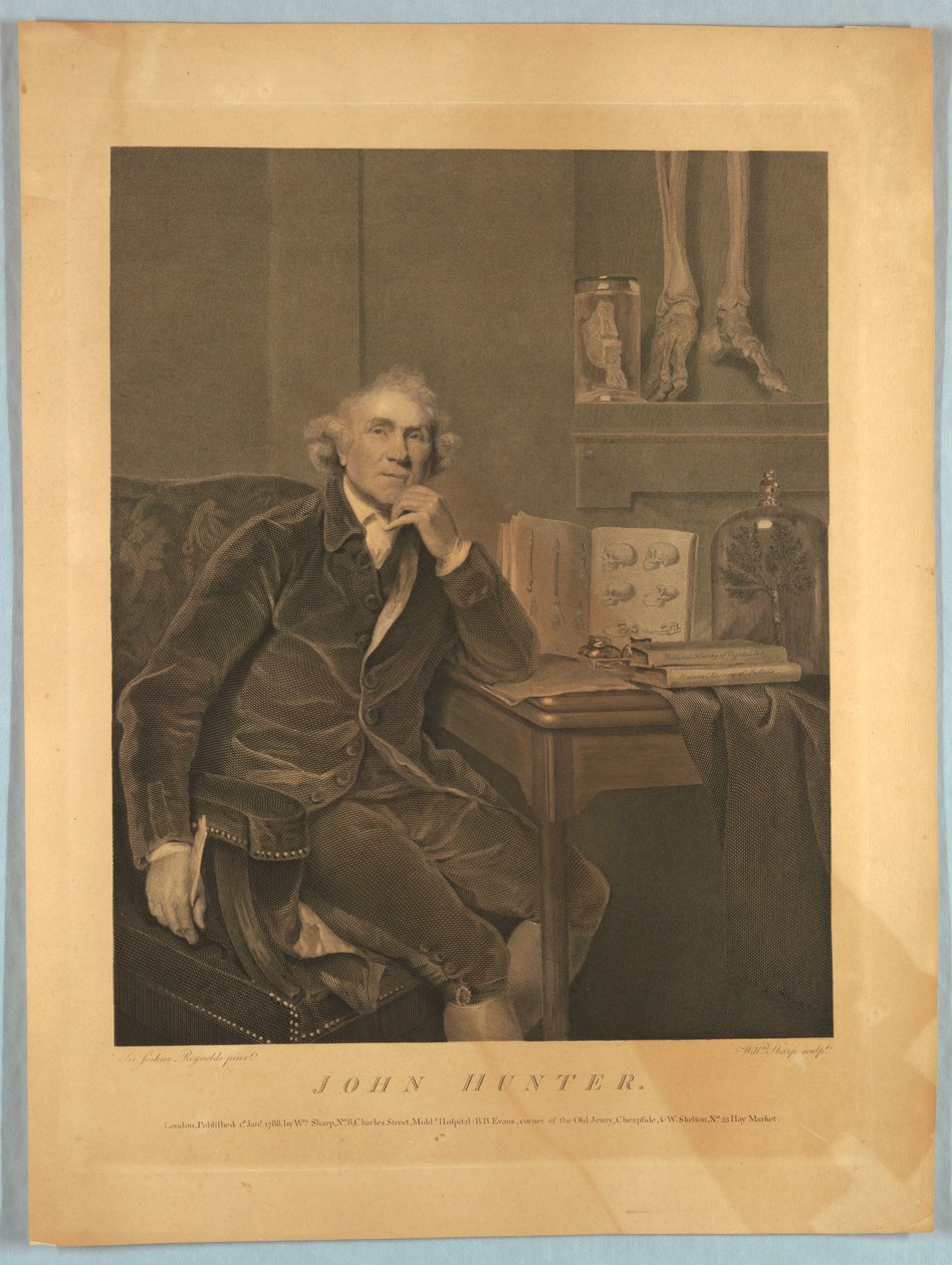 Portrait of John Hunter by William Sharp