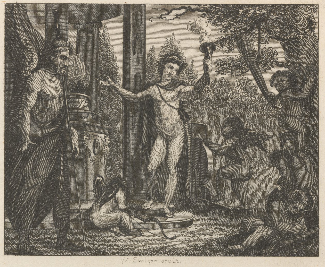 Cupid, Hymen, and Plutus by William Skelton