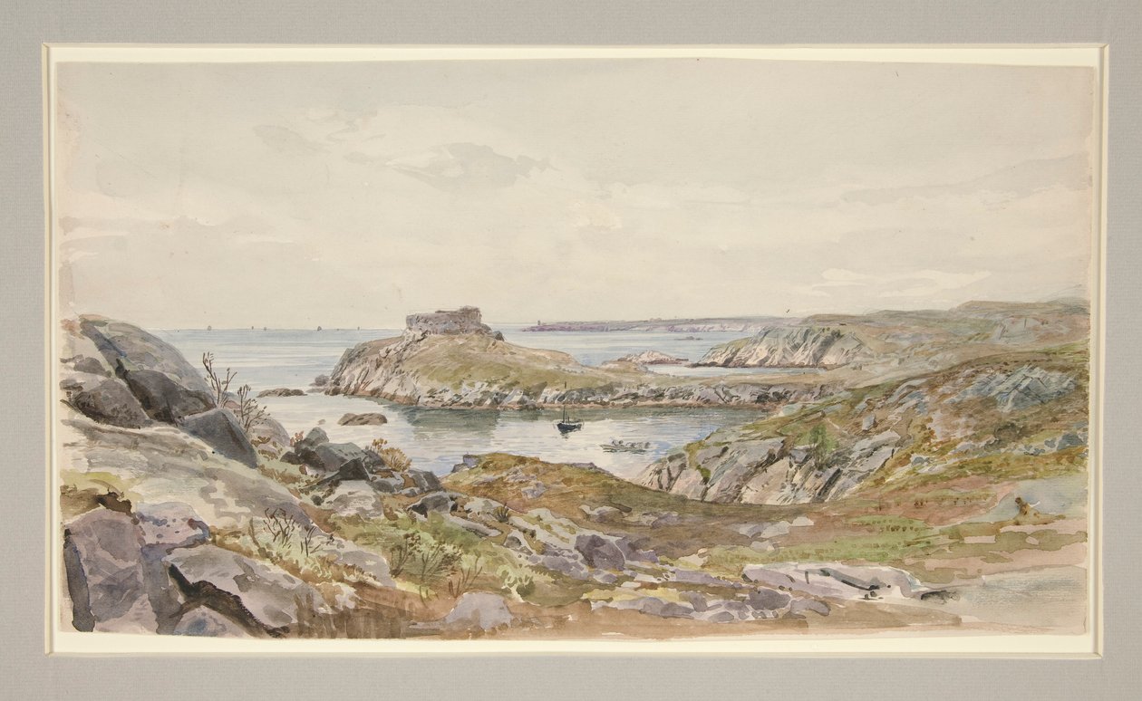 Fort Dumpling, Narragansett Bay by William Trost Richards