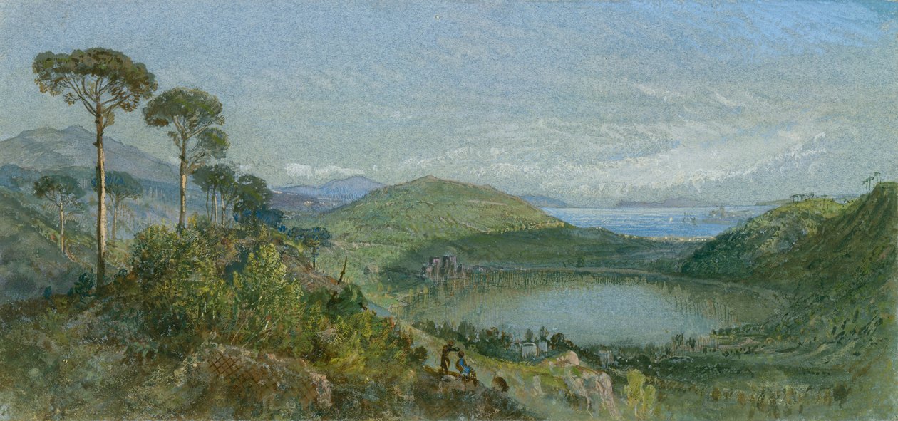 Lake Avernus by William Trost Richards