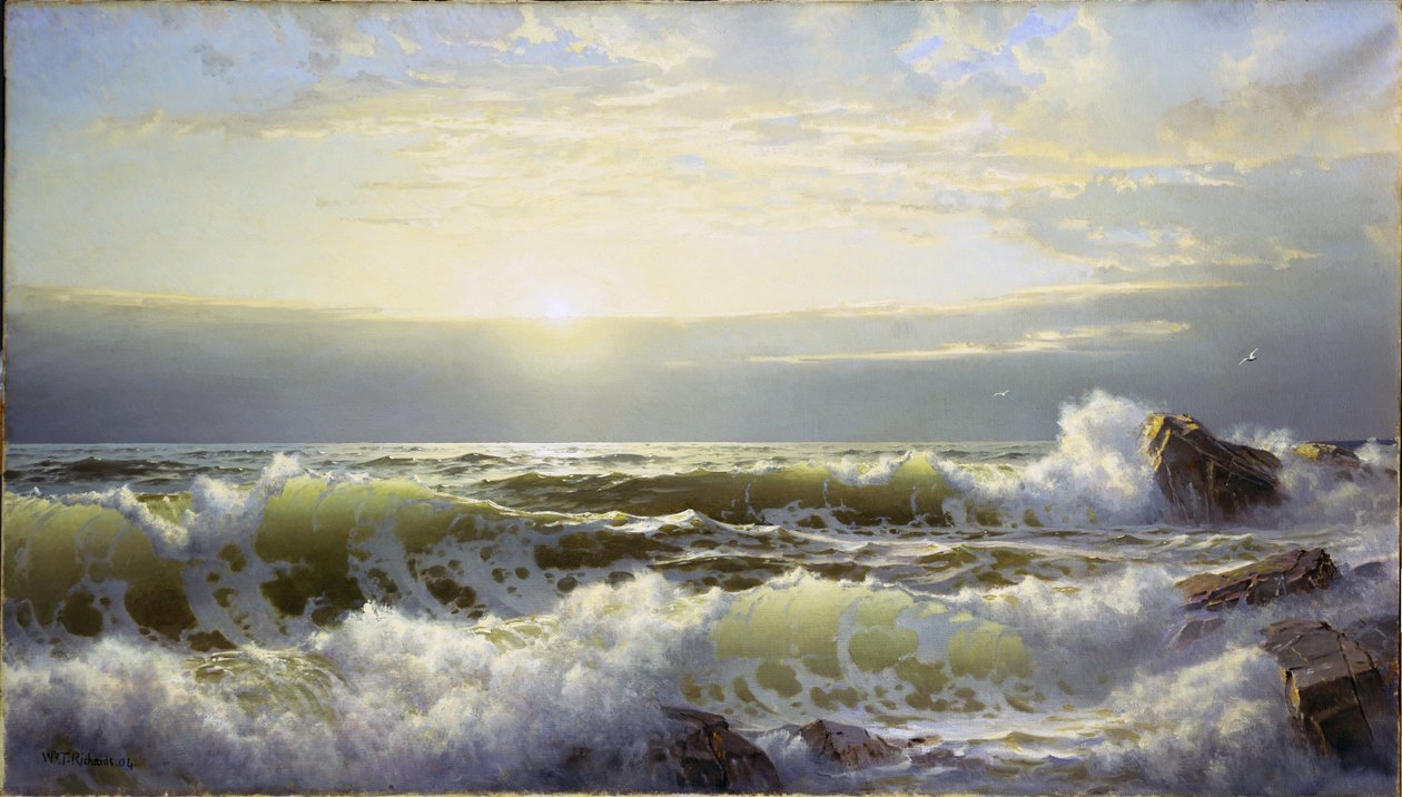 Off Connecticut, Newport by William Trost Richards