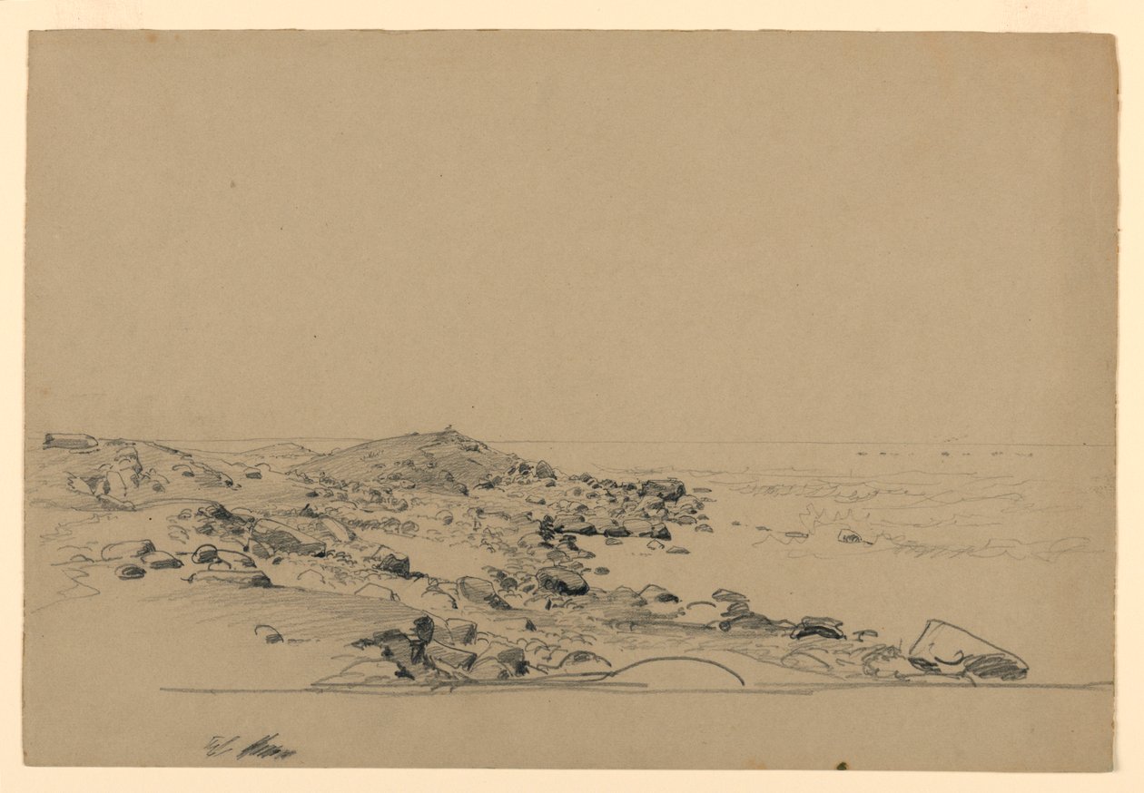 Study of Seashore, Rhode Island by William Trost Richards