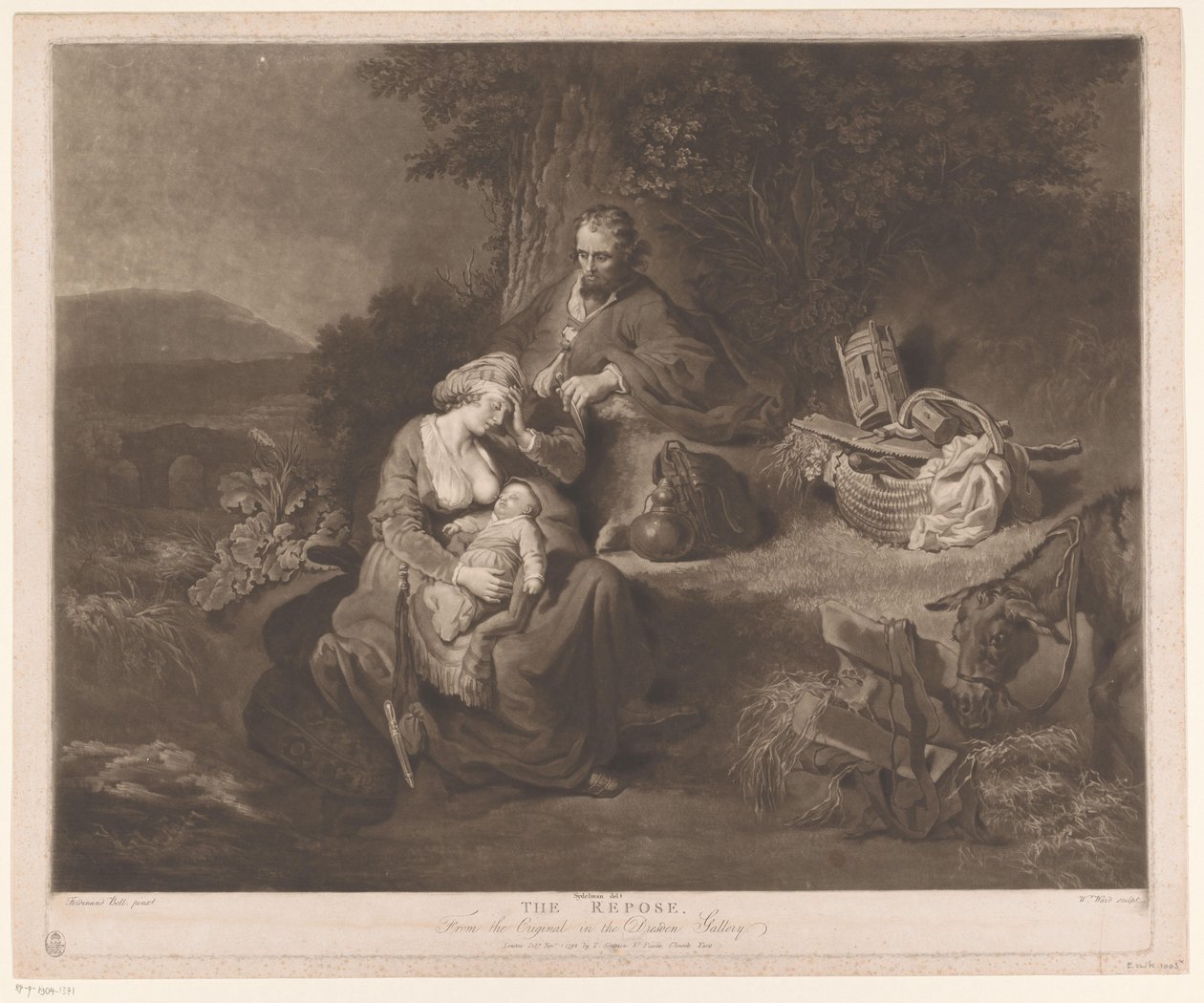 Rest on the Flight into Egypt by William Ward