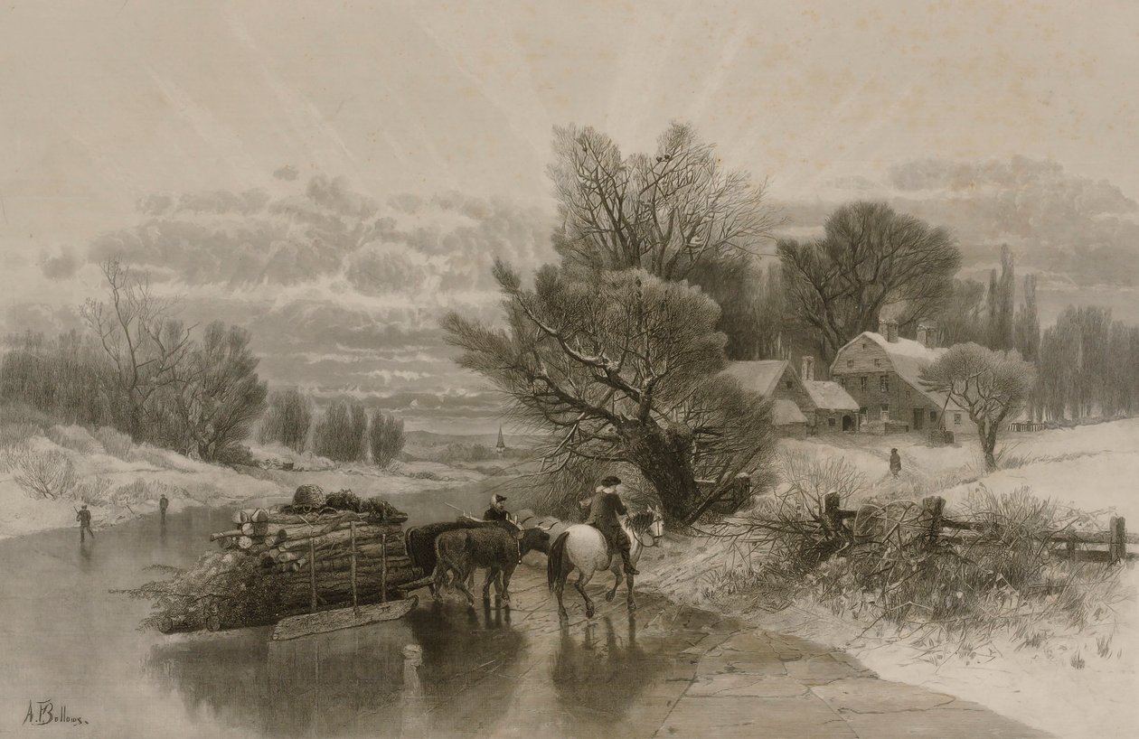The Nearest Way in Winter by William Wellstood