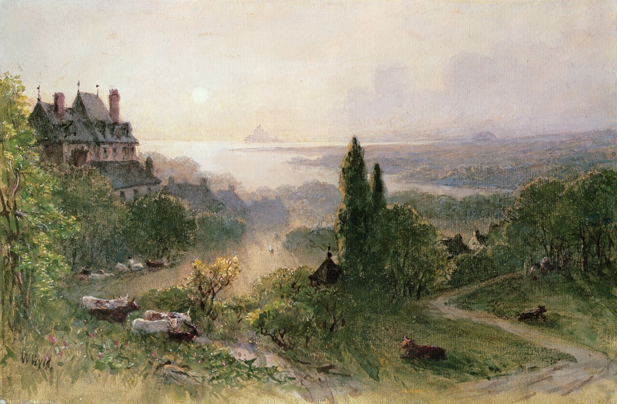 Landscape with a Large House by William Wyld