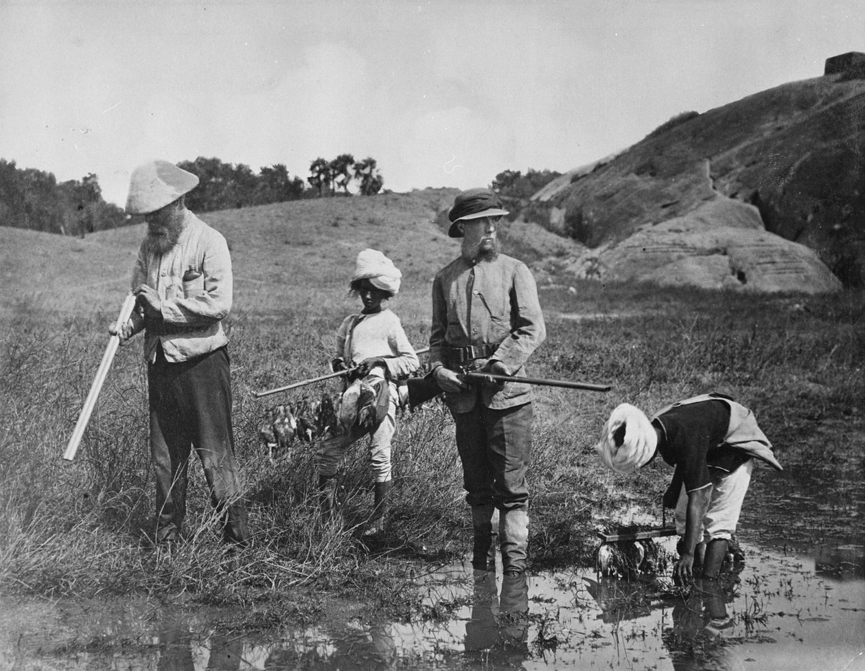 India: Snipe hunting, 1870 by Willoughby Wallace Hooper