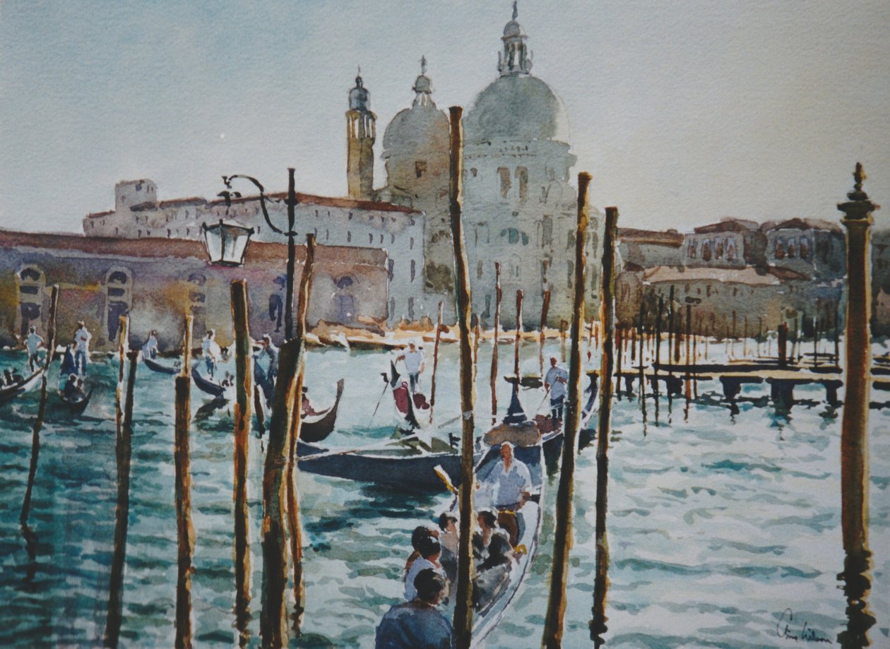 Sunset - Too Many Gondolas by Wilson Clive