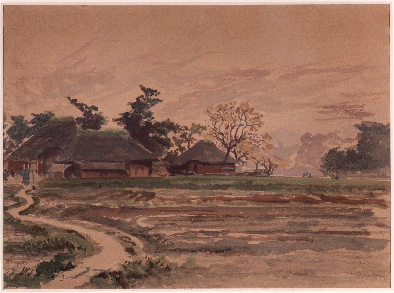 Landscape with Houses by Winckworth Allan Gay