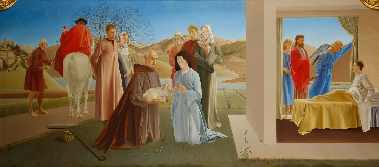 Triptych - St Martin of Tours by Winifred Knights