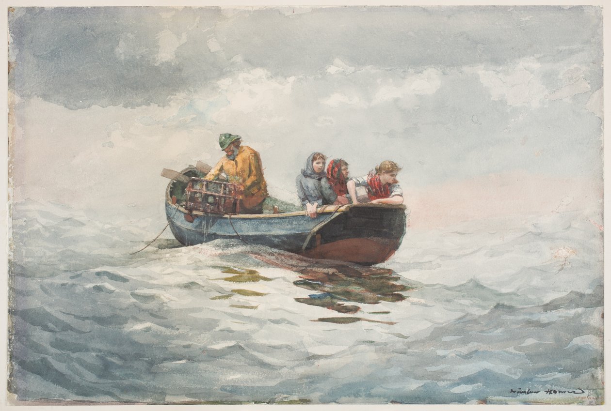 Crab Fishing by Winslow Homer