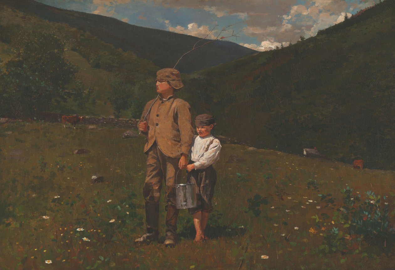 Crossing the Pasture by Winslow Homer