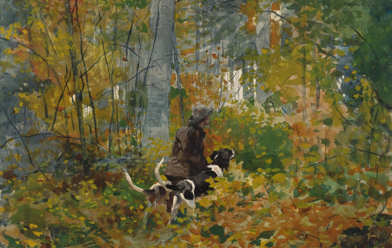On the Trail by Winslow Homer