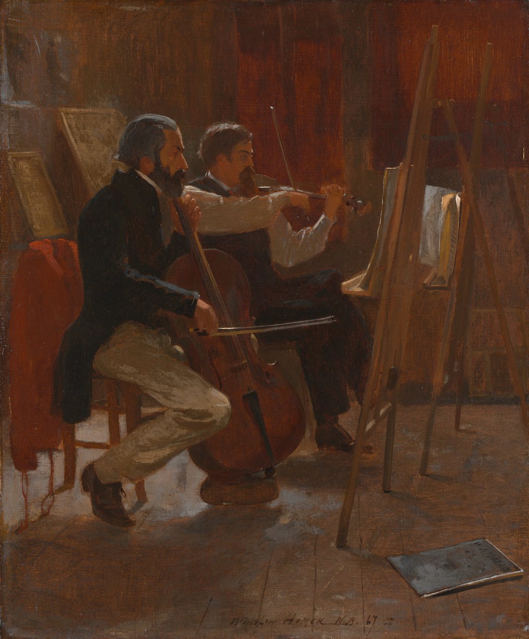 The Studio by Winslow Homer