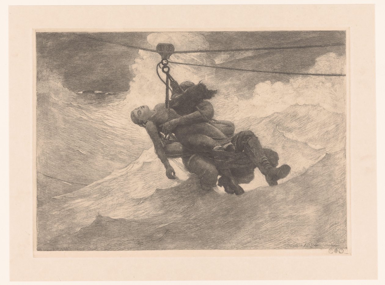 The Life Line by Winslow Homer