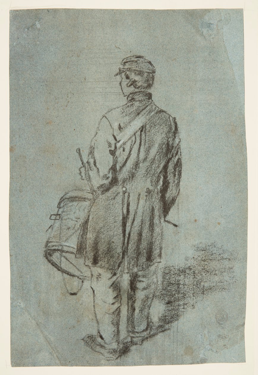 Drummer Seen from the Back by Winslow Homer