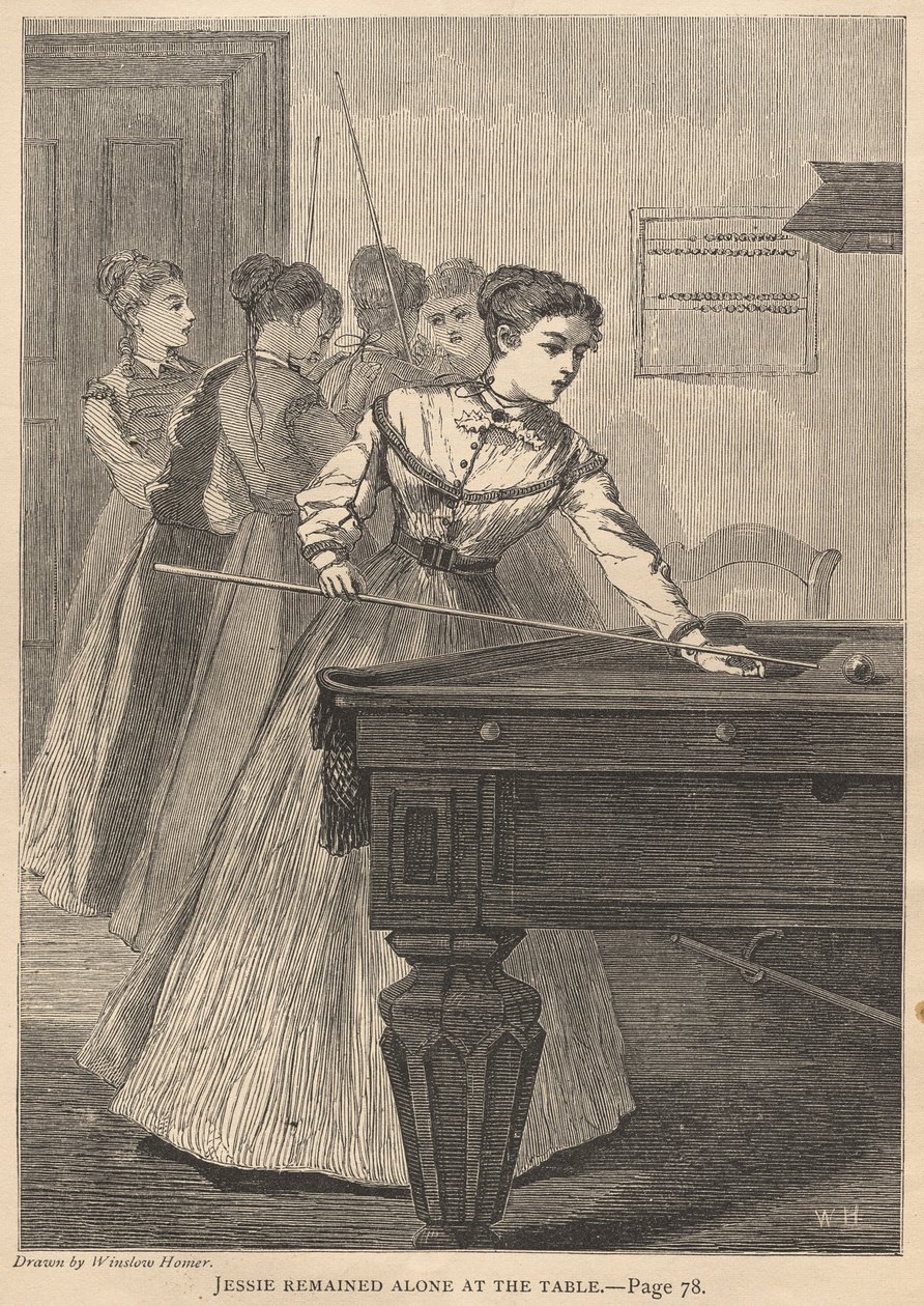 Jessie Remained Alone at the Table by Winslow Homer